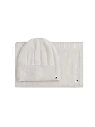 TOMMY HILFIGER | Set 2-teilig Mütze und Schal | Grigio chiaro