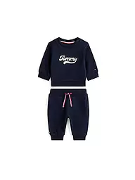 TOMMY HILFIGER | Set neonato 2 pezzi felpa e pantaloni da jogging | Blu scuro
