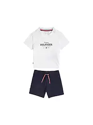 TOMMY HILFIGER | Set neonato 2 pezzi T-shirt e shorts | Blu scuro