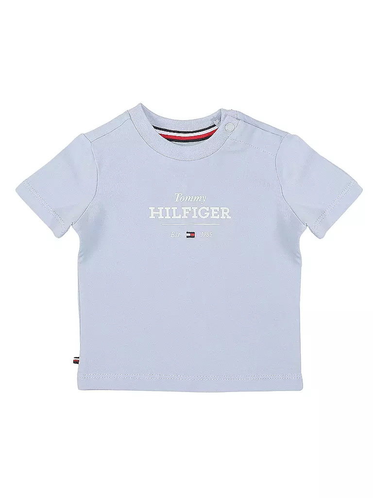 TOMMY HILFIGER | Set neonato 2 pezzi T-shirt e shorts | Blu chiaro