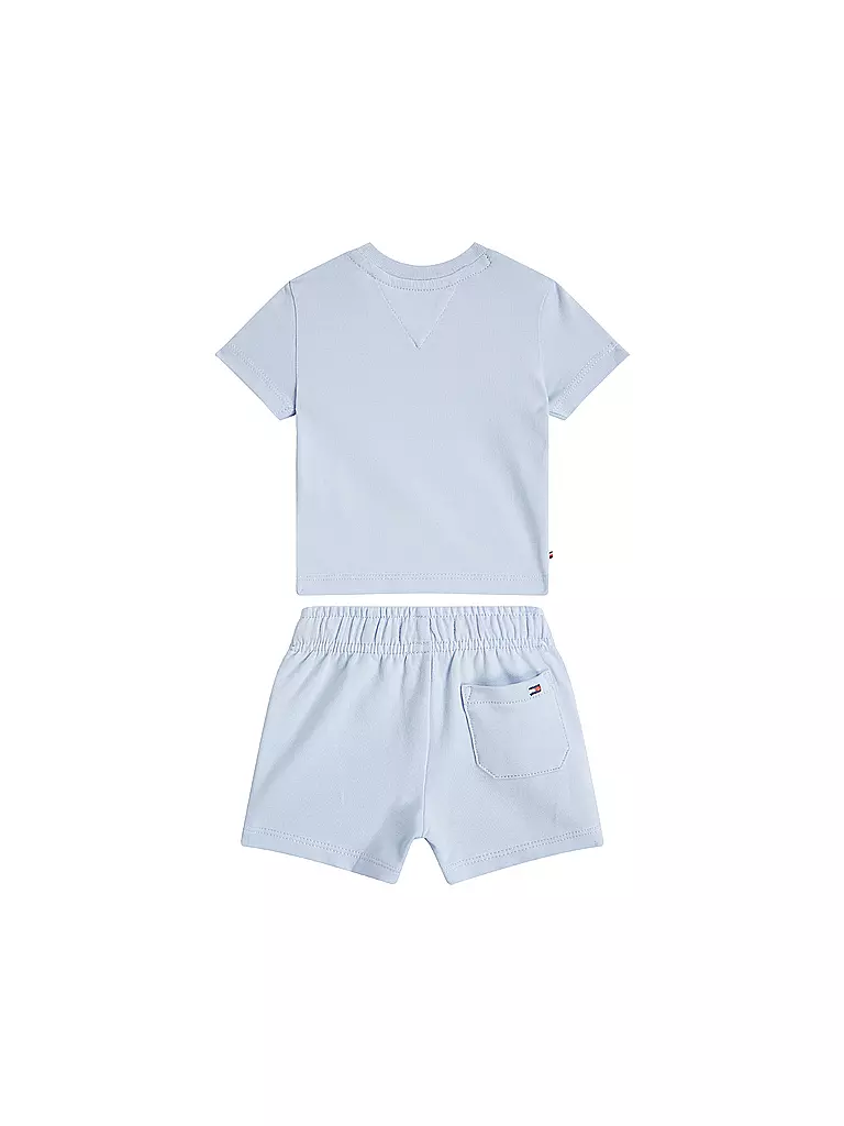 TOMMY HILFIGER | Set neonato 2 pezzi T-shirt e shorts | 