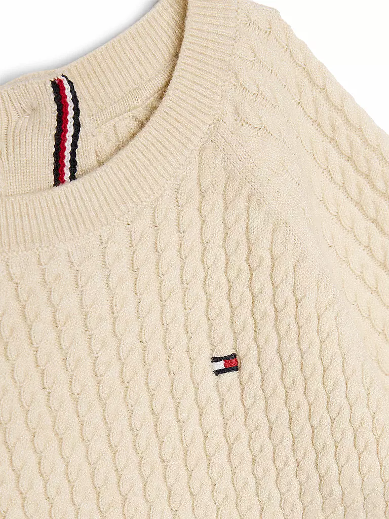 TOMMY HILFIGER | Set neonato 3 pezzi. Maglione, pantaloni e cappello | 