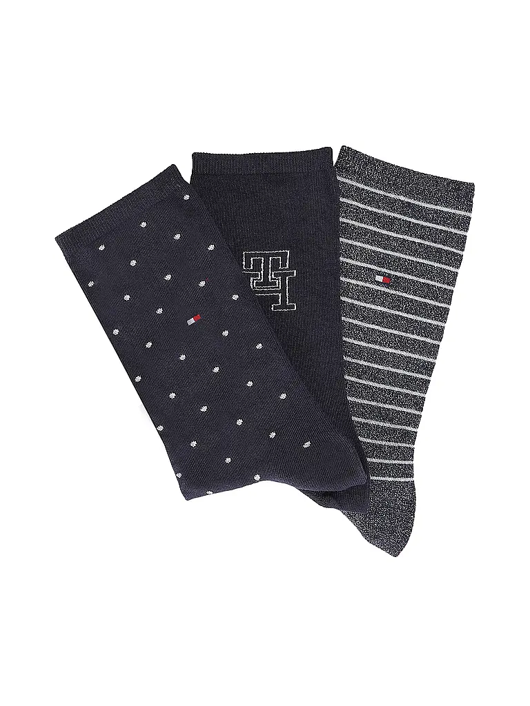 TOMMY HILFIGER | Set regalo calze, confezione da 3, blu navy | Blu scuro