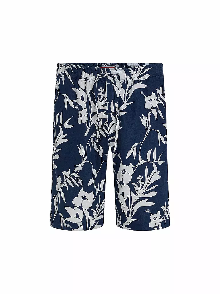 TOMMY HILFIGER | Shorts di lino HARLEM | Blu scuro