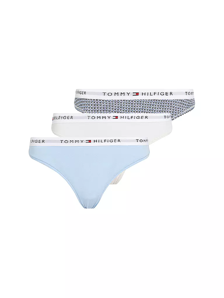 TOMMY HILFIGER | Slip confezione da 3 viola | Blu chiaro