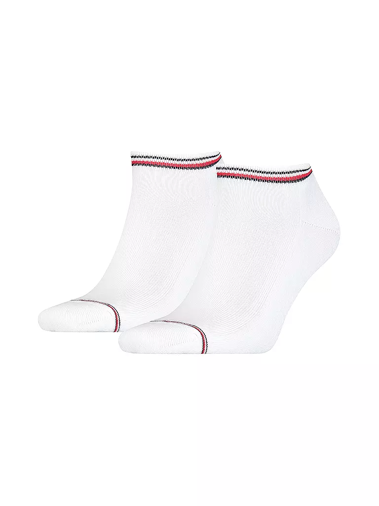 TOMMY HILFIGER | Sneaker Socken 2-er Pkg. white | Bianco