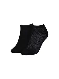 TOMMY HILFIGER | Sneaker Socken 2er Pkg white | Nero