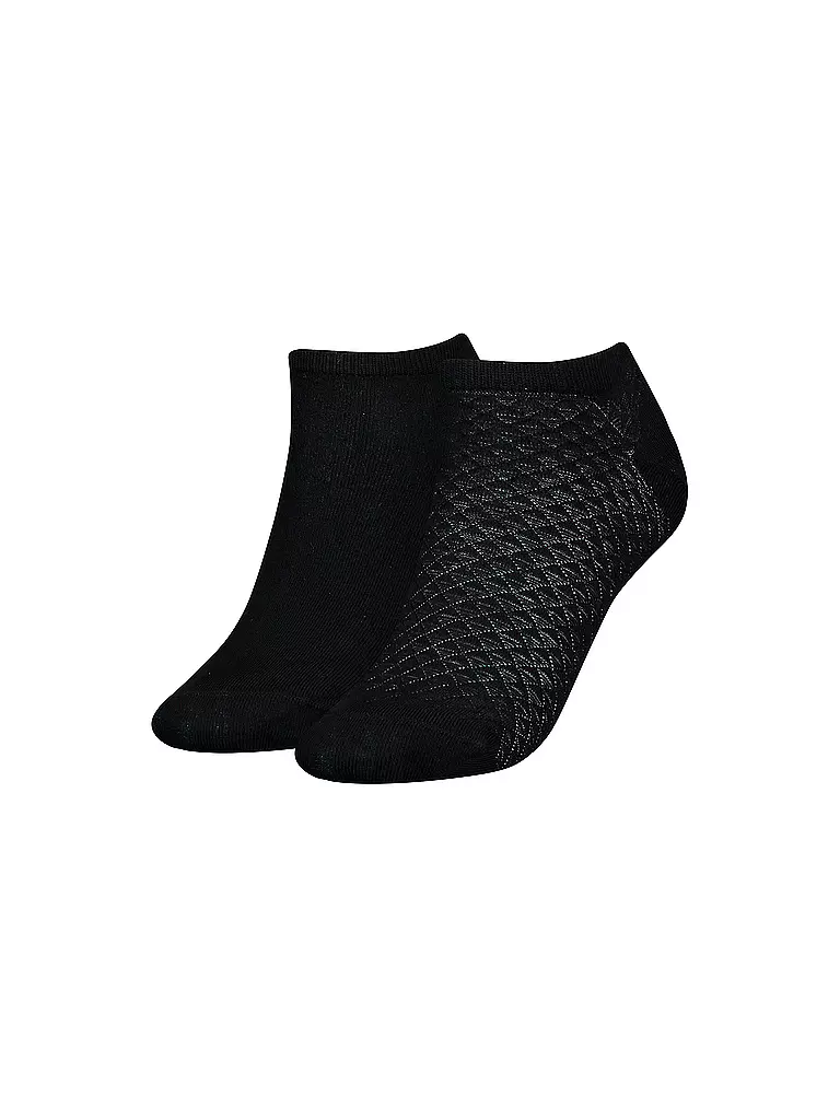 TOMMY HILFIGER | Sneaker Socken 2er Pkg black | Nero
