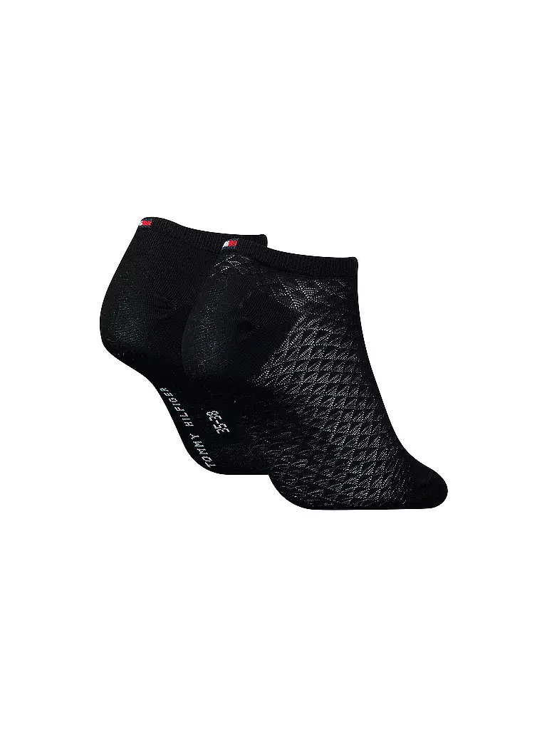TOMMY HILFIGER | Sneaker Socken 2er Pkg black | Nero
