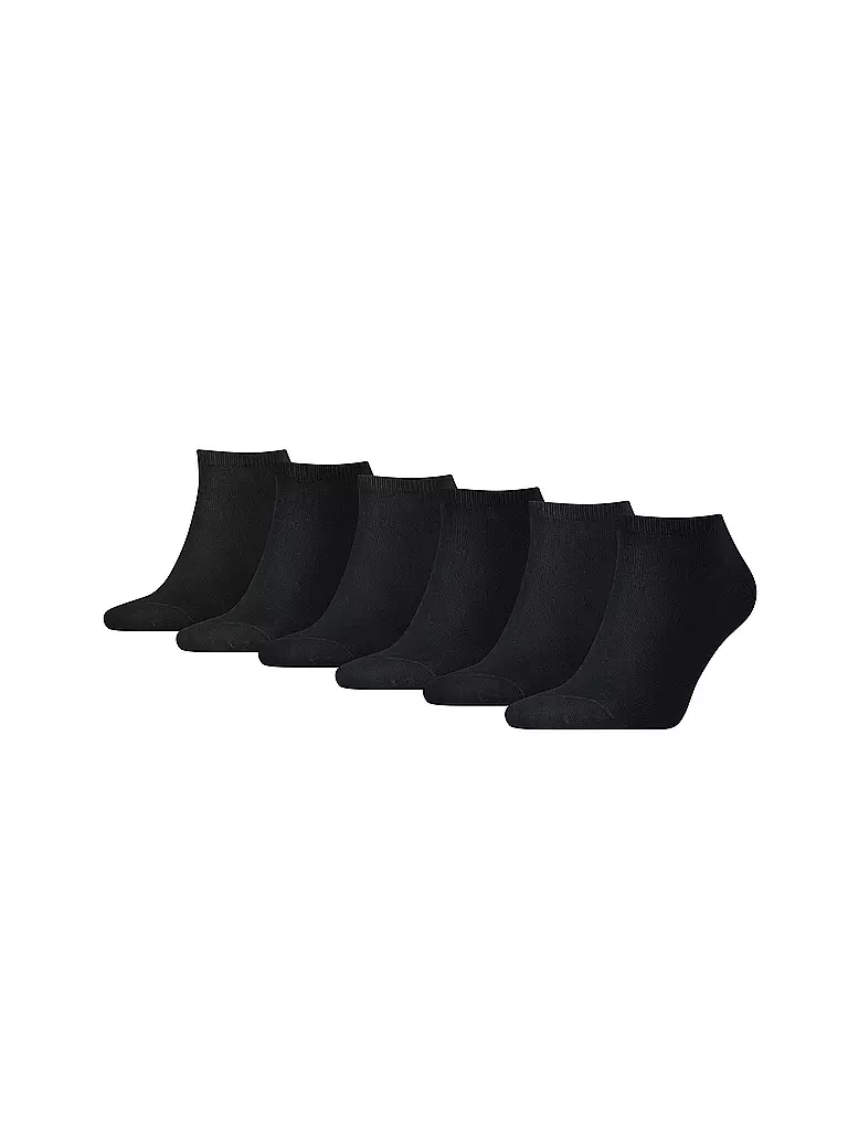 TOMMY HILFIGER | Sneakersocken 6-er Pkg. black | Nero