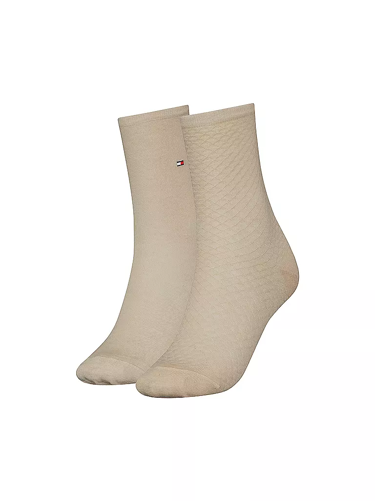TOMMY HILFIGER | Socken 2-er Pkg. beige | Beige