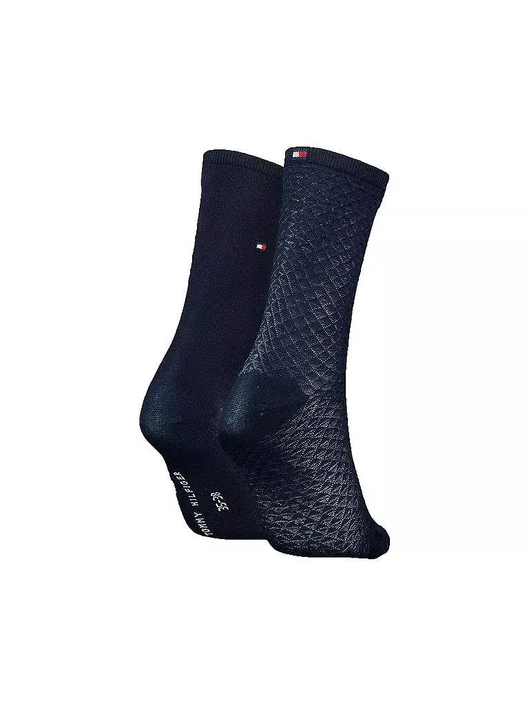 TOMMY HILFIGER | Socken 2-er Pkg. navy | Blu scuro