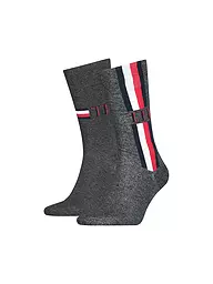 TOMMY HILFIGER | Socken 2er Pkg mid grey mel | Grigio