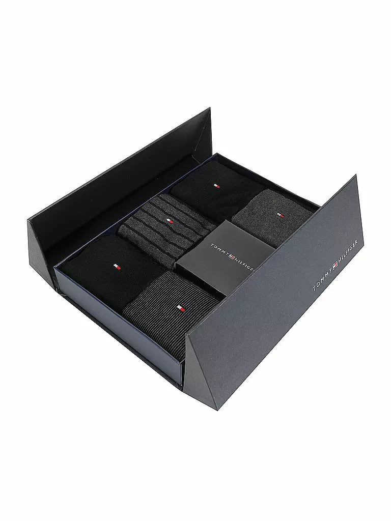 TOMMY HILFIGER | Socken Geschenkbox 5er Pkg black | Nero