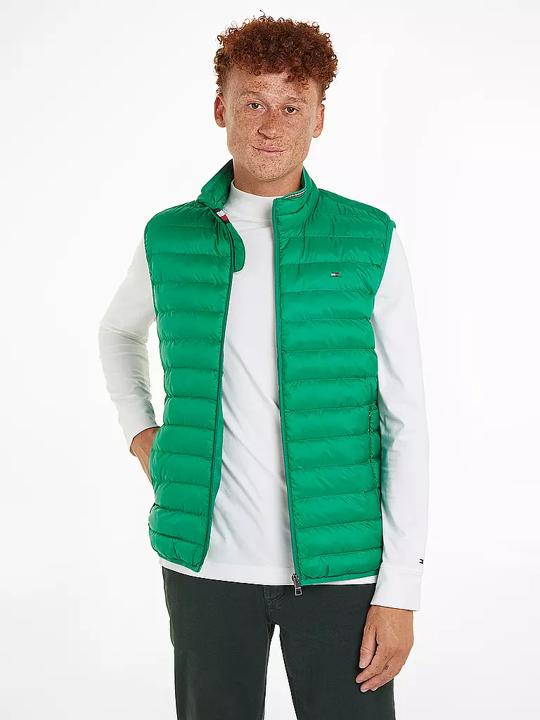 TOMMY HILFIGER | Steppgilet  | Verde