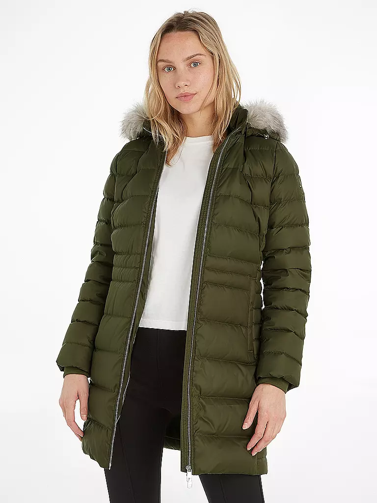 TOMMY HILFIGER | Steppmantel | Oliva