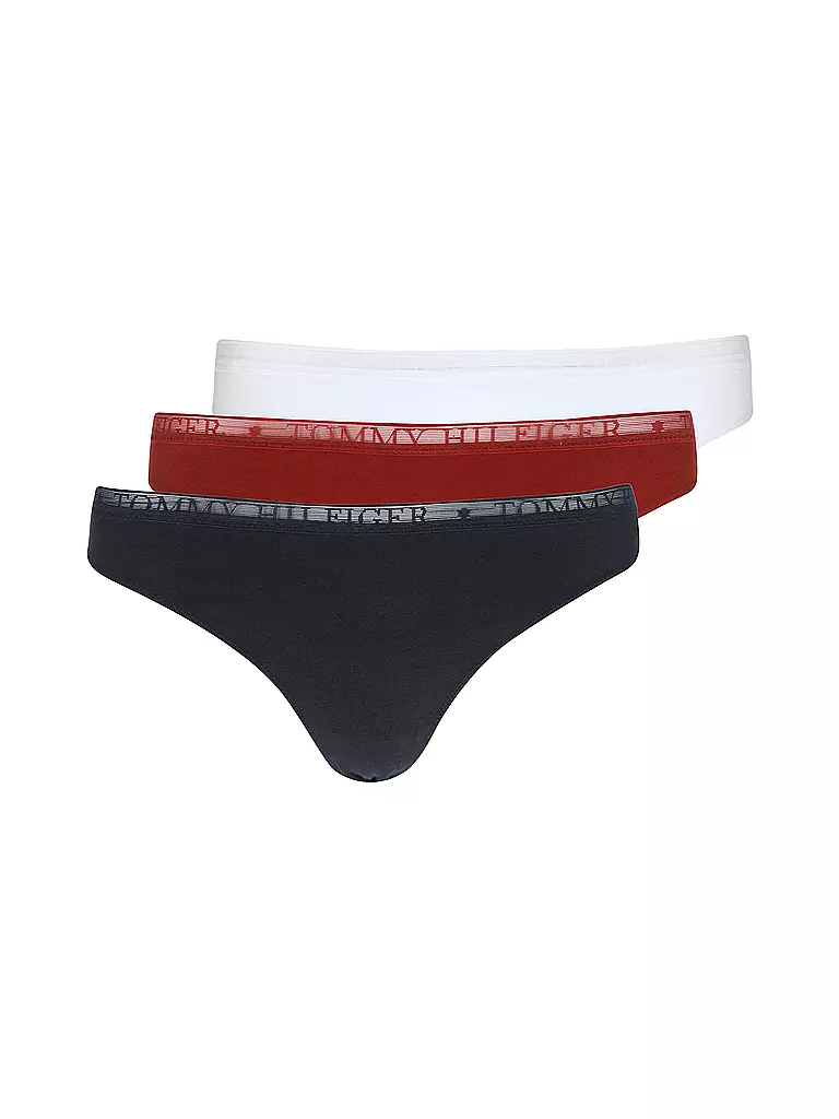 TOMMY HILFIGER | String confezione da 3 arancione | Nero