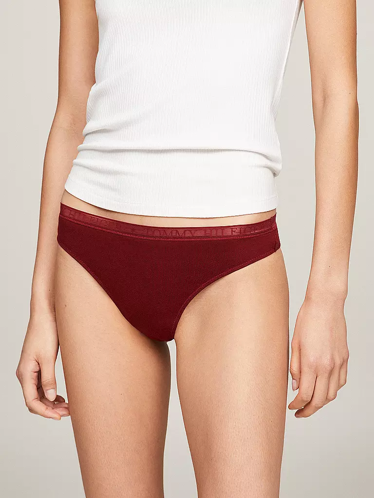 TOMMY HILFIGER | String confezione da 3 arancione | Nero
