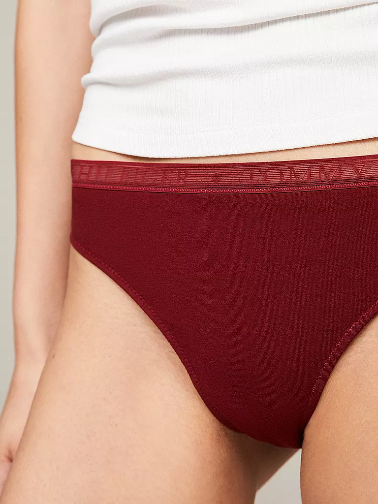 TOMMY HILFIGER | String confezione da 3 arancione | Nero