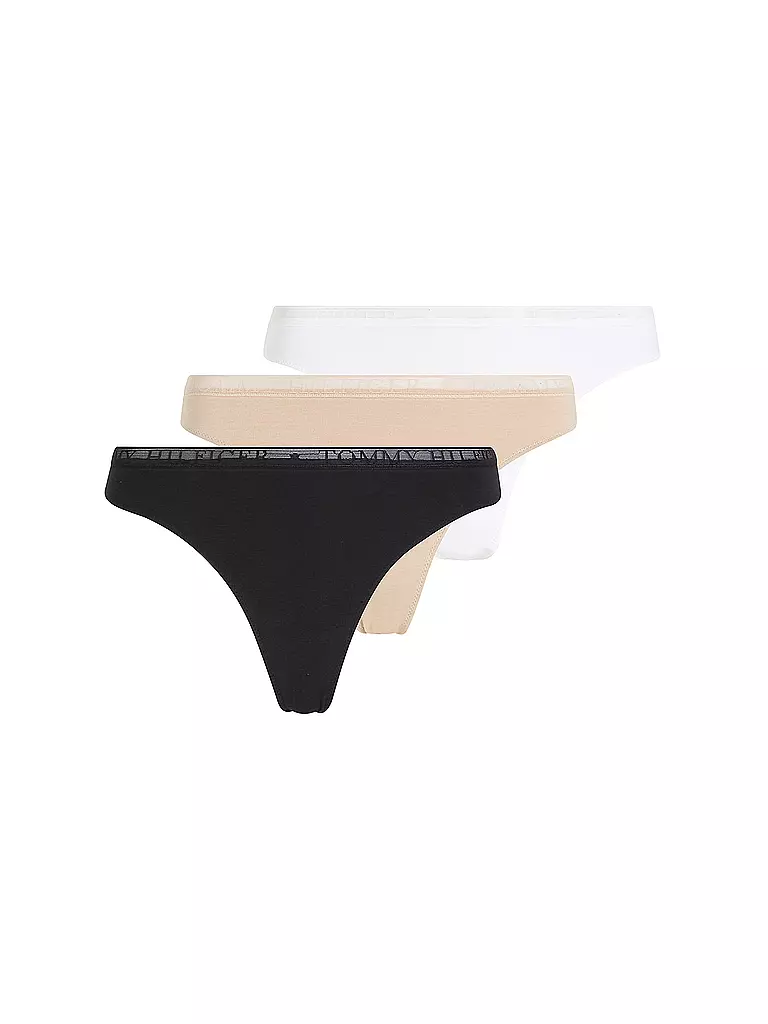TOMMY HILFIGER | String confezione da 3 multi | Blu scuro