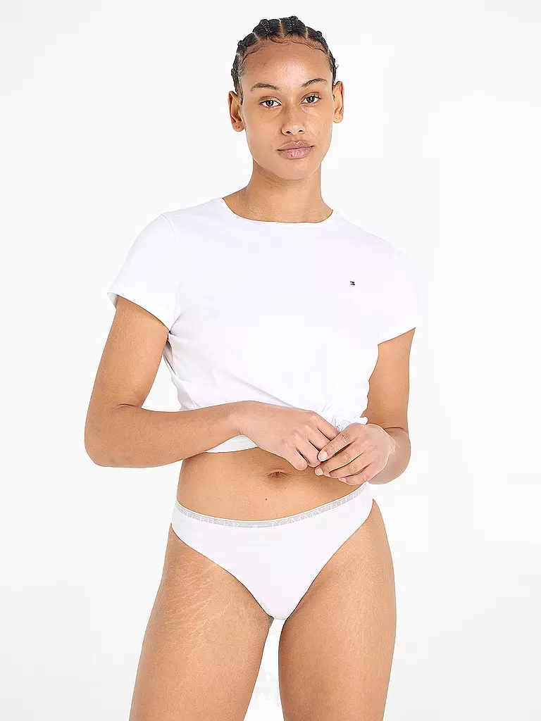 TOMMY HILFIGER | String confezione da 3 multi | Blu scuro