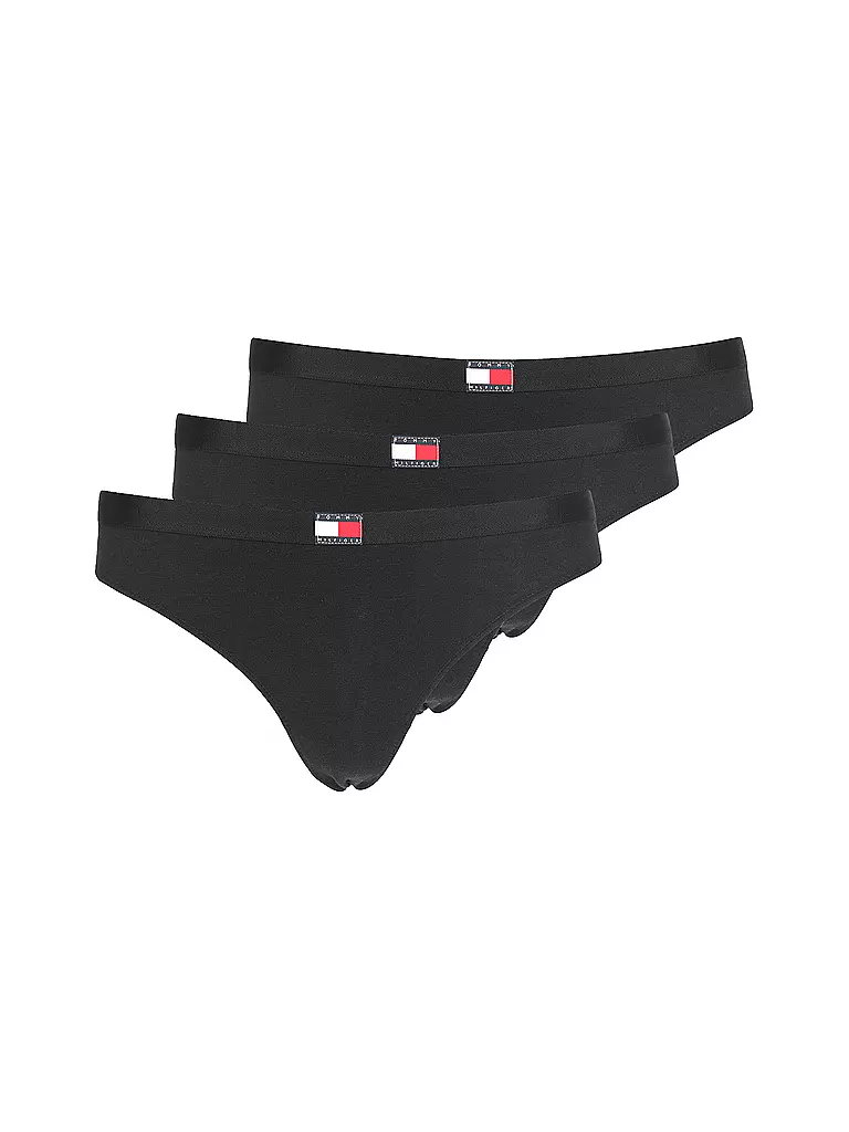 TOMMY HILFIGER | String confezione da 3 nero | Nero
