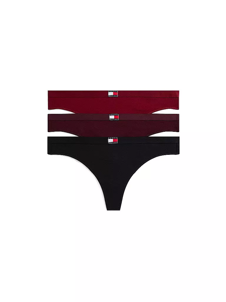 TOMMY HILFIGER | String confezione da 3 rosso | Rosso
