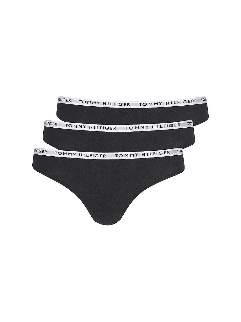 TOMMY HILFIGER | String confezione da 3 | Nero