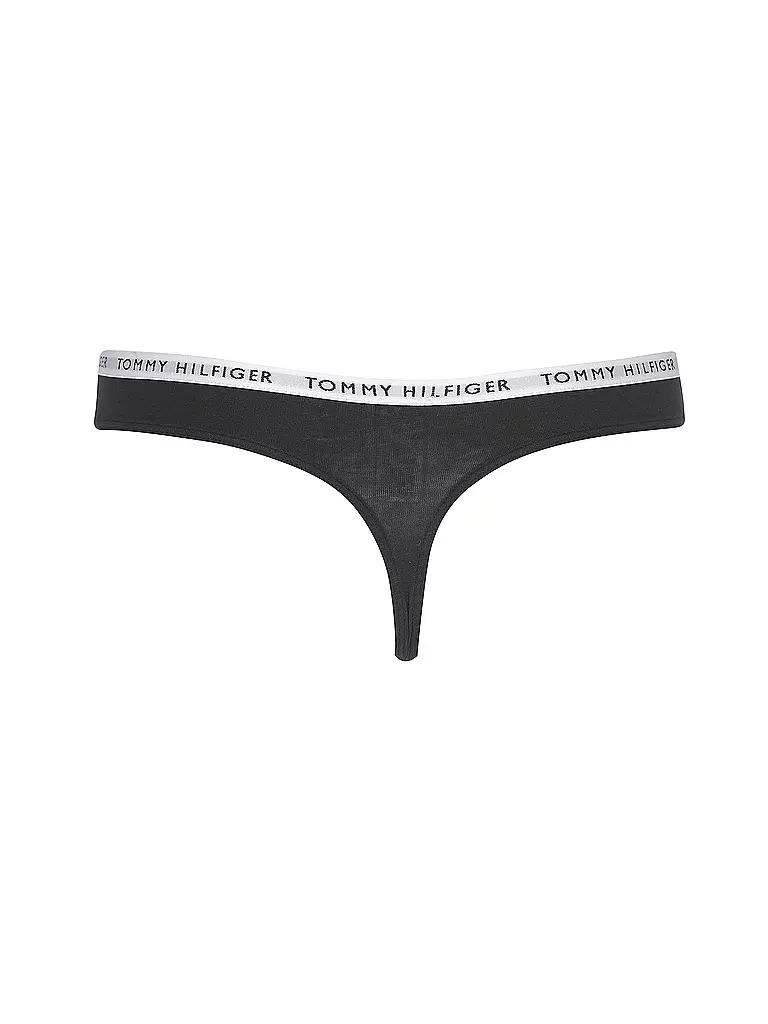 TOMMY HILFIGER | String confezione da 3 | Nero