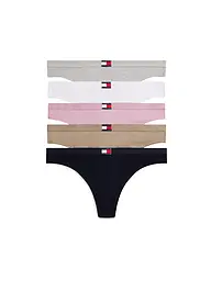 TOMMY HILFIGER | String confezione da 5 nero | Multicolore