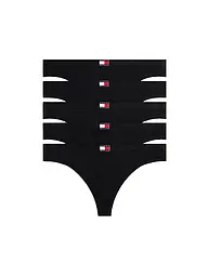 TOMMY HILFIGER | String confezione da 5 nero | Nero