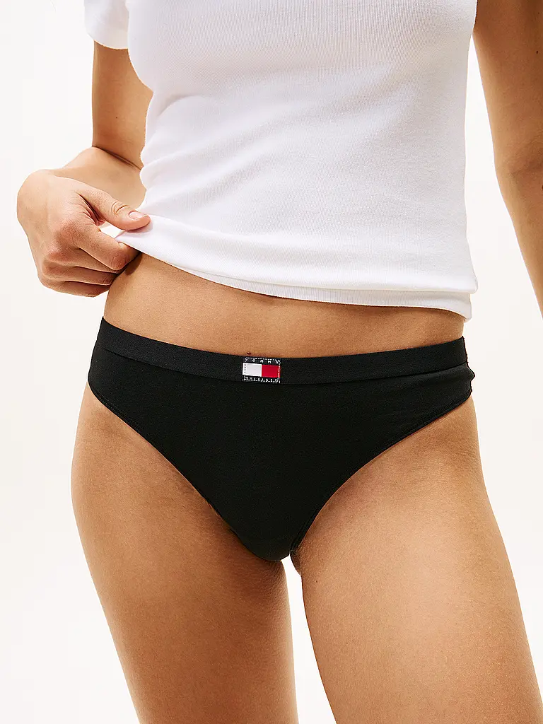 TOMMY HILFIGER | String confezione da 5 nero | Nero