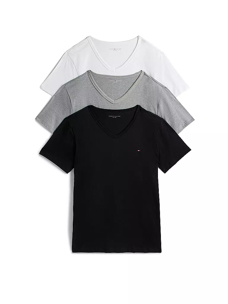 TOMMY HILFIGER | T-Shirt confezione da 3 | Grigio chiaro