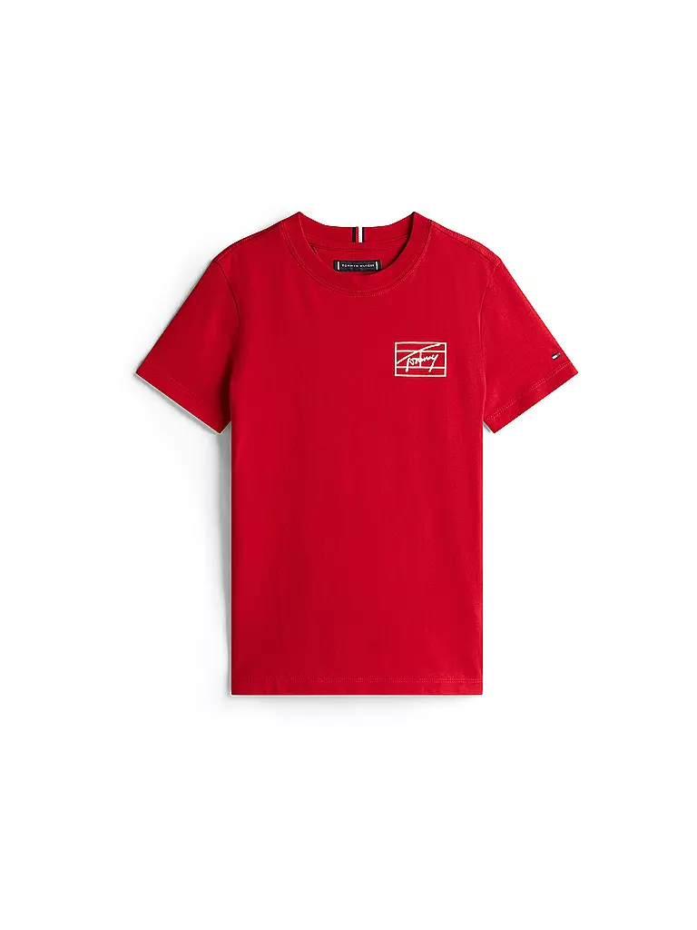 TOMMY HILFIGER | T-shirt da ragazzo | Rosso