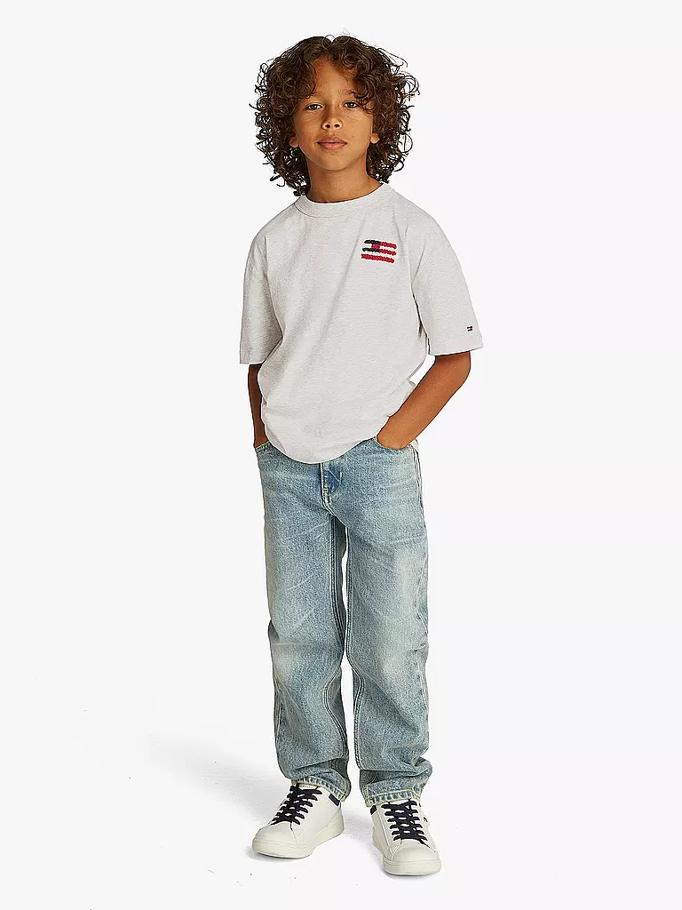 TOMMY HILFIGER | T-shirt da ragazzo | Grigio chiaro