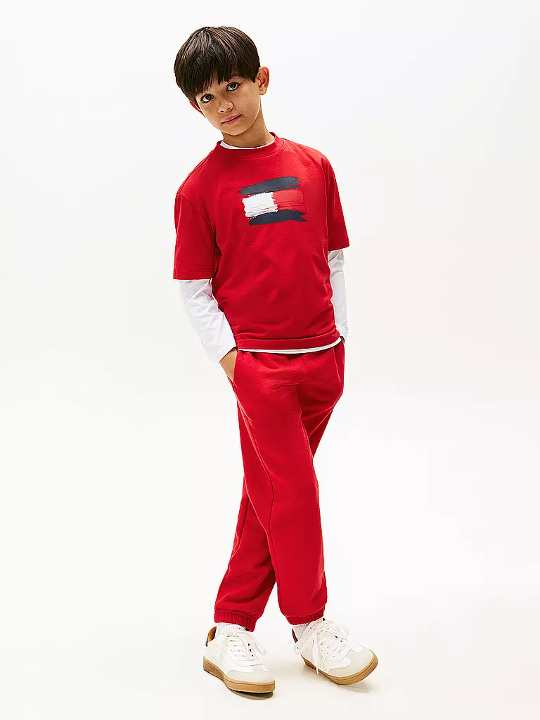 TOMMY HILFIGER | T-shirt da ragazzo | Rosso