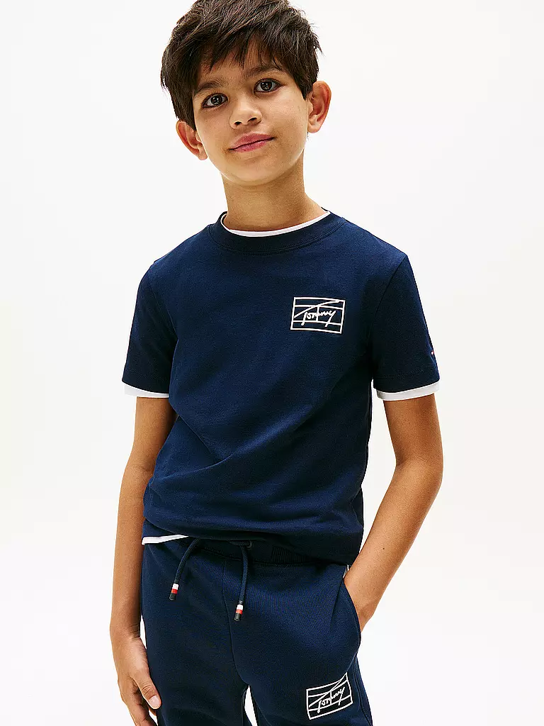 TOMMY HILFIGER | T-shirt da ragazzo | Blu scuro