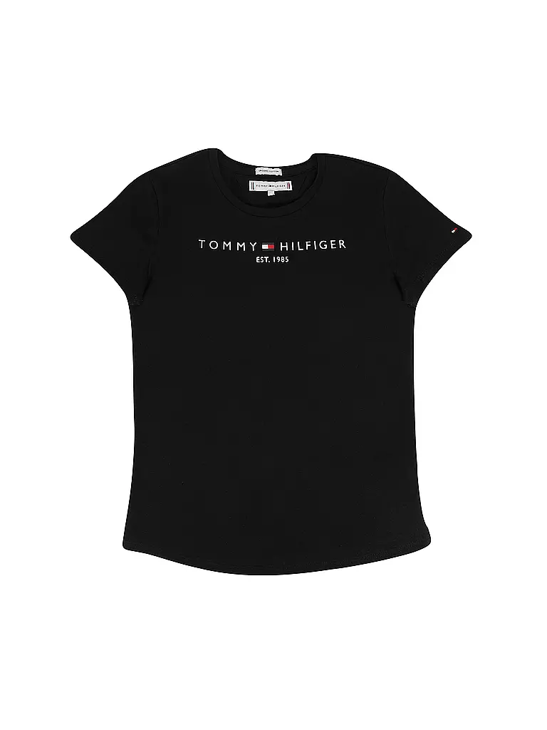 TOMMY HILFIGER | T-shirt ESSENTIAL da ragazza | Nero