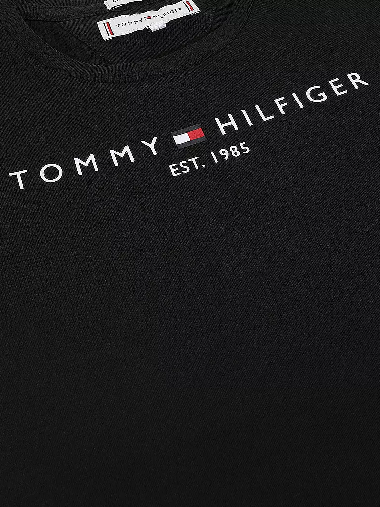 TOMMY HILFIGER | T-shirt ESSENTIAL da ragazza | Nero