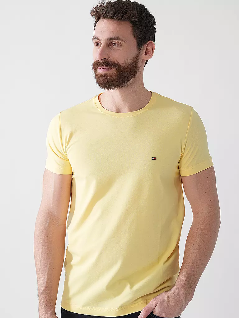 TOMMY HILFIGER | T-shirt slim fit | Giallo