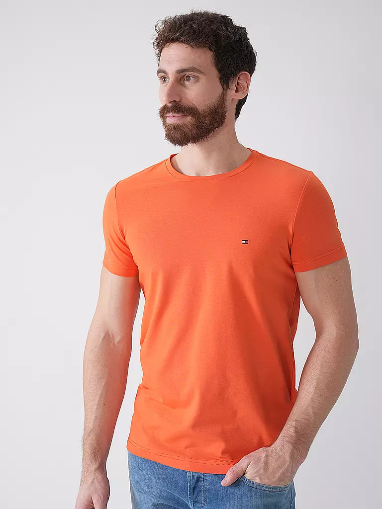 TOMMY HILFIGER | T-shirt slim fit | Arancione