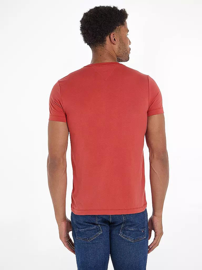 TOMMY HILFIGER | T-Shirt Slim Fit | Rosso