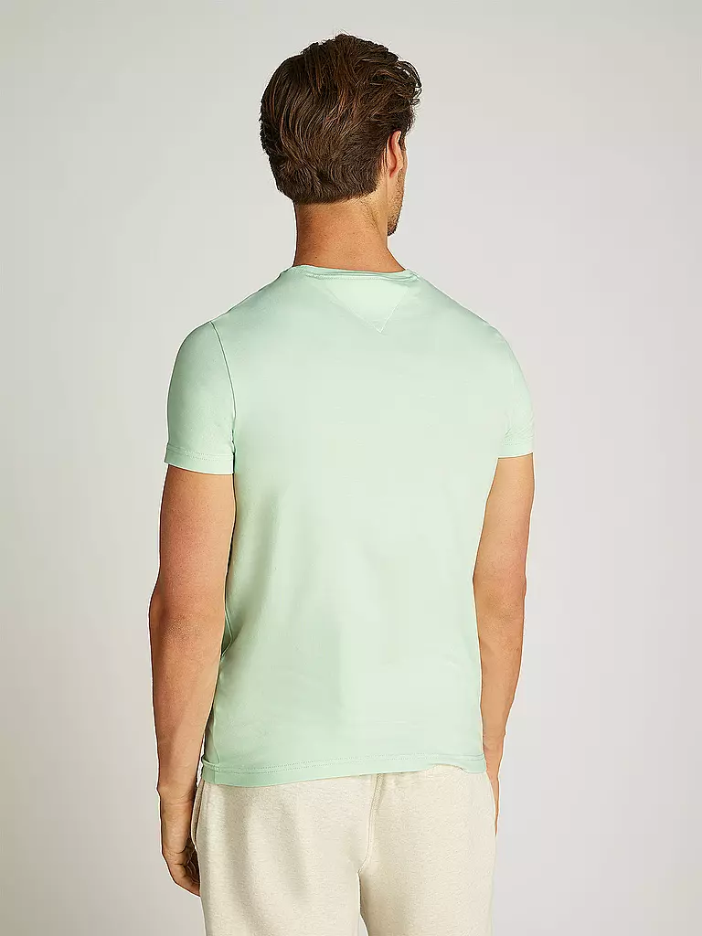 TOMMY HILFIGER | T-shirt slim fit | Verde chiaro