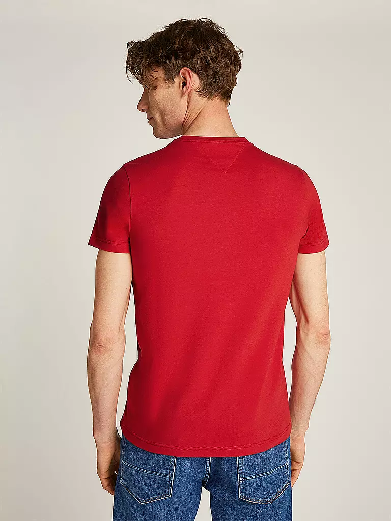 TOMMY HILFIGER | T-shirt slim fit | Rosso