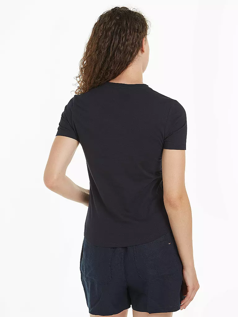 TOMMY HILFIGER | T-Shirt Slim Fit | Blu scuro