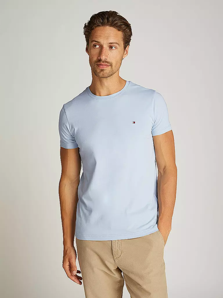 TOMMY HILFIGER | T-shirt slim fit | Blu chiaro