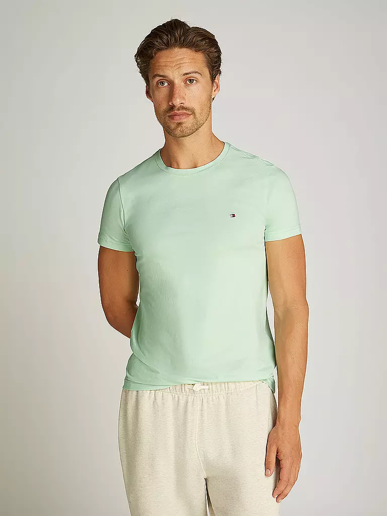 TOMMY HILFIGER | T-shirt slim fit | Verde chiaro