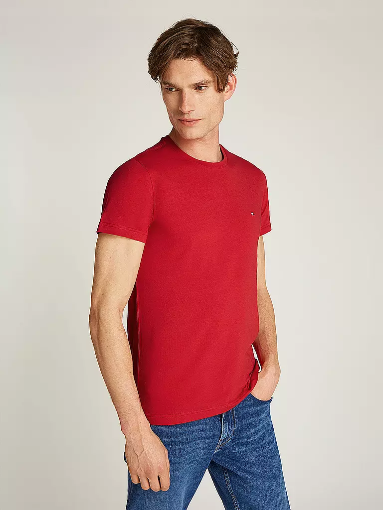 TOMMY HILFIGER | T-shirt slim fit | Rosso