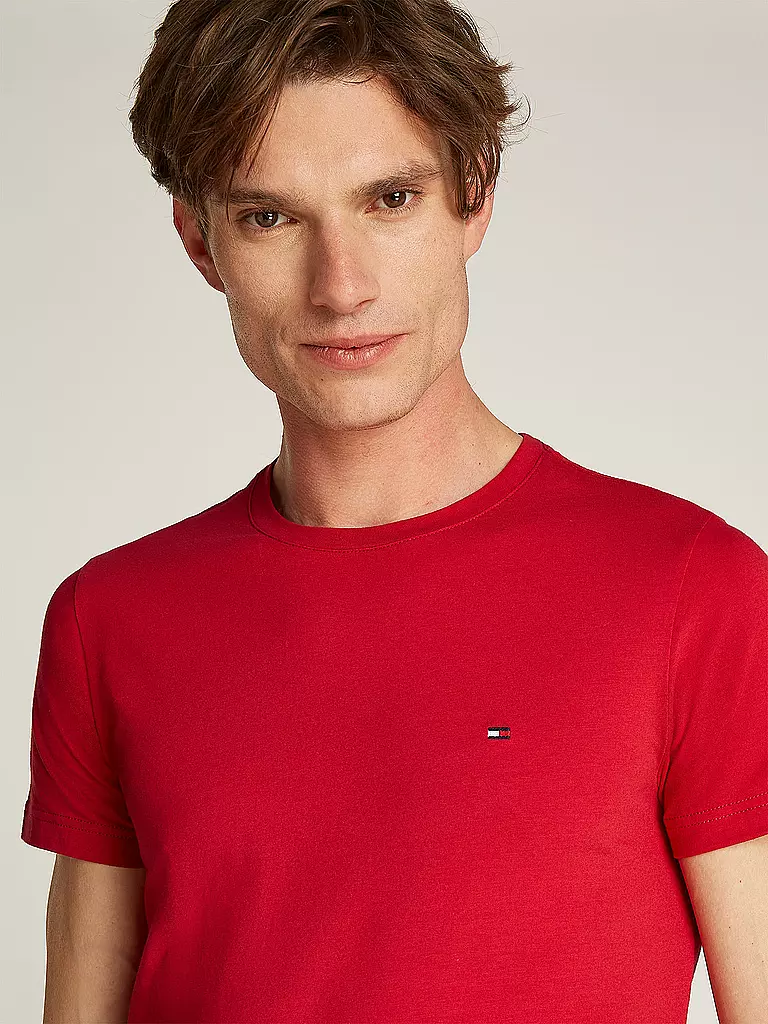 TOMMY HILFIGER | T-shirt slim fit | Rosso