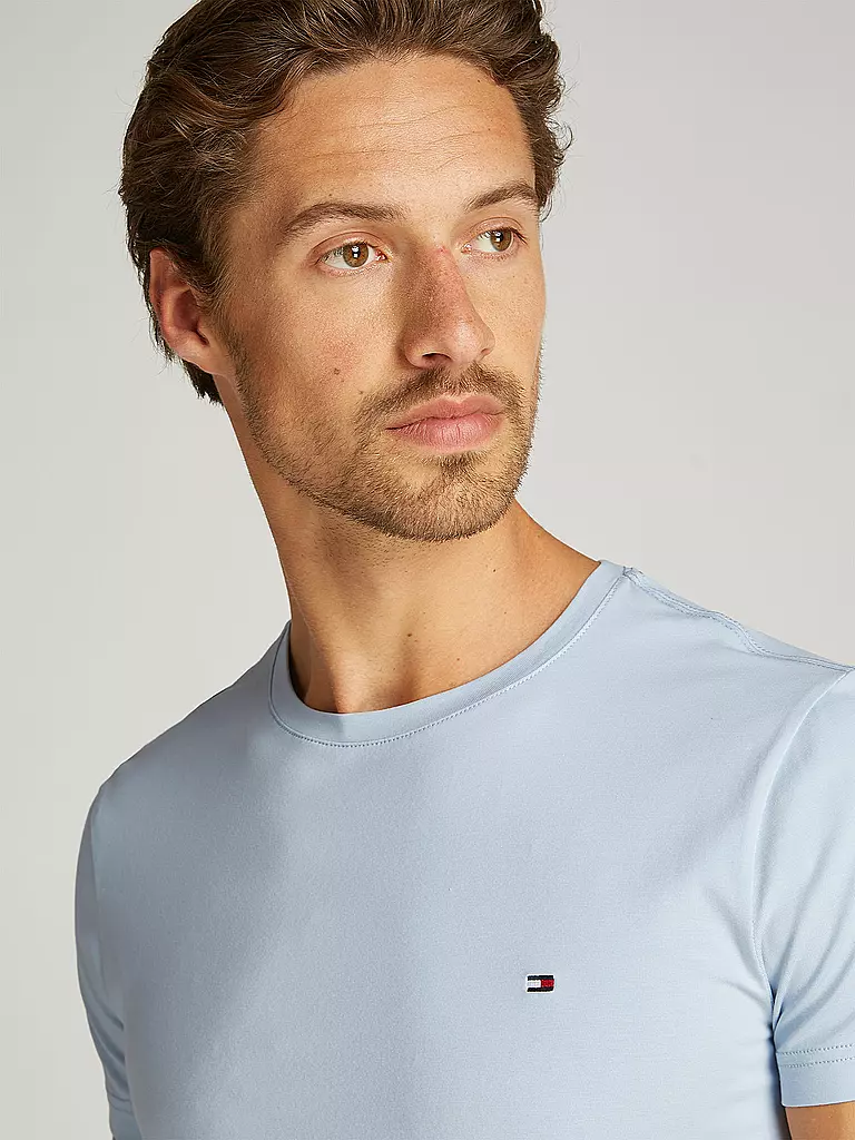 TOMMY HILFIGER | T-shirt slim fit | Blu chiaro